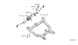 Diagram for 2010 Nissan Maxima Rack & Pinion Bushing - 48382-ZX70A