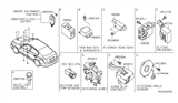 Diagram for 2011 Nissan Altima Air Bag Sensor - 98820-ZX09A