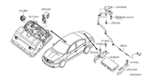 Diagram for 2008 Nissan Altima Antenna - 28212-JA000