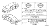 Diagram for 2010 Nissan Altima Emblem - 62890-JA000