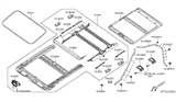 Diagram for 2007 Nissan Altima Sunroof - 91210-JA00A