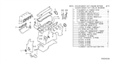 Diagram for Nissan Altima Cylinder Head Gasket - A0101-JA0H0