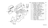 Diagram for 2007 Nissan Altima Cylinder Head Gasket - A0101-JA0H0