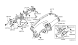 Diagram for Nissan Glove Box - 68510-ZX00A