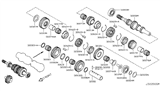 Diagram for 2007 Nissan Sentra Synchronizer Ring - 32604-8H50A