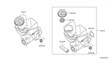 Diagram for 2010 Nissan Altima Brake Master Cylinder - 46010-JA02A