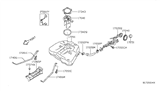 Diagram for Nissan Altima Fuel Filler Hose - 17221-9HA0A