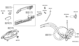 Diagram for 2009 Nissan Altima Door Handle - 82606-JA39A