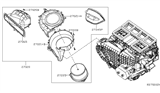 Diagram for 2011 Nissan Altima Blower Motor - 27200-JA000