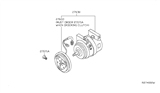 Diagram for Nissan Sentra A/C Clutch - 92660-JA000