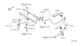 Diagram for Nissan Altima Fuel Injector - 16600-JA00A