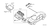 Diagram for 2011 Nissan Altima Dome Light - 26430-ZX00C