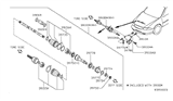 Diagram for Nissan Altima Axle Shaft - 39100-JA010