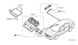 Diagram for 2012 Nissan Altima Dome Light - 26430-ZX02A