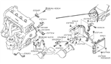 Diagram for 2014 Nissan Murano Oxygen Sensor - 226A0-JA10C