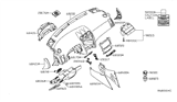 Diagram for 2013 Nissan Altima Ashtray - 68826-ZC20A