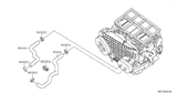 Diagram for 2010 Nissan Altima A/C Hose - 92400-ZX00A