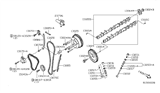Diagram for Nissan Altima Timing Belt Tensioner - 13070-JA10A