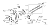 Diagram for 2014 Nissan Maxima Timing Chain Guide - 13091-JA10A