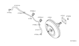 Diagram for Nissan Altima Brake Booster - 47210-JA00A