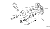 Diagram for 2007 Nissan Sentra Drive Belt - 31240-1XF0B