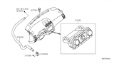 Diagram for 2009 Nissan Altima Blower Control Switches - 27515-JA000