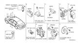 Diagram for 2008 Nissan Altima Air Bag Control Module - 98820-JA19A