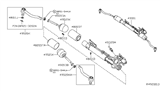 Diagram for Nissan Altima Rack And Pinion - 49001-JA00B