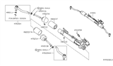 Diagram for 2013 Nissan Altima Rack And Pinion - 49001-JA01B