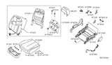 Diagram for 2009 Nissan Altima Seat Cushion - 87300-ZN52A