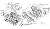 Diagram for 2009 Nissan Altima Intake Manifold Gasket - 14035-JA00A