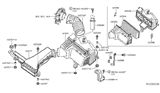 Diagram for 2008 Nissan Altima Air Filter - 16546-JA00B