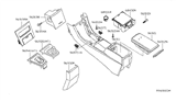 Diagram for 2012 Nissan Altima Center Console Base - 96911-9HA1B