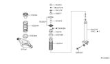 Diagram for 2012 Nissan Altima Shock Absorber - E6210-JA01A