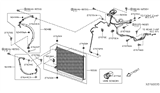 Diagram for 2019 Nissan NV A/C Condenser - 92100-9SH0A