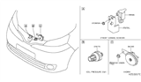 Diagram for 2019 Nissan NV Horn - 25620-9SG0A