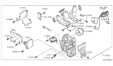 Diagram for 2015 Nissan NV Cabin Air Filter - 27277-3LN0A