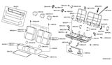 Diagram for 2015 Nissan NV Seat Cushion - 88300-3LN9A