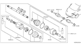 Diagram for 2015 Nissan NV Axle Shaft - 39101-3LN0A