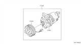 Diagram for Nissan NV A/C Compressor - 92600-3LN0A