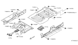 Diagram for 2017 Nissan NV Exhaust Heat Shield - 74750-3LN0A