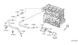 Diagram for 2018 Nissan NV Engine Oil Cooler - 21305-JD02C