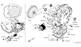 Diagram for 2016 Nissan Altima Oil Pan - 31390-28X0A