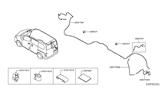 Diagram for 2014 Nissan NV Windshield Washer Nozzle - 28972-3LN0A