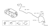 Diagram for 2016 Nissan NV Windshield Washer Nozzle - 28972-3LN0A