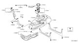 Diagram for 2015 Nissan NV Fuel Pump - 17040-3LM0B