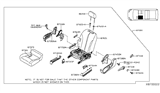 Diagram for 2016 Nissan NV Armrest - 87750-3LN0A