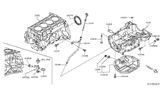 Diagram for Nissan Rogue Oil Pan Gasket - 11121-C9910