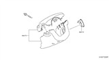 Diagram for 2014 Nissan NV Steering Column Cover - 48470-3LM0A