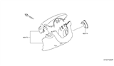 Diagram for 2015 Nissan NV Steering Column Cover - 48470-3LM0A